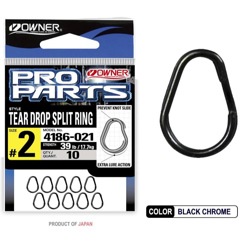 Owner 4186-011 Tear-Drop Split Ring