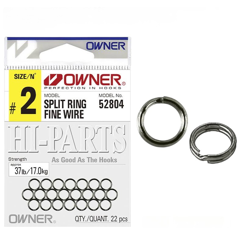 Owner 52804 Split Ring Fine Wire Halka