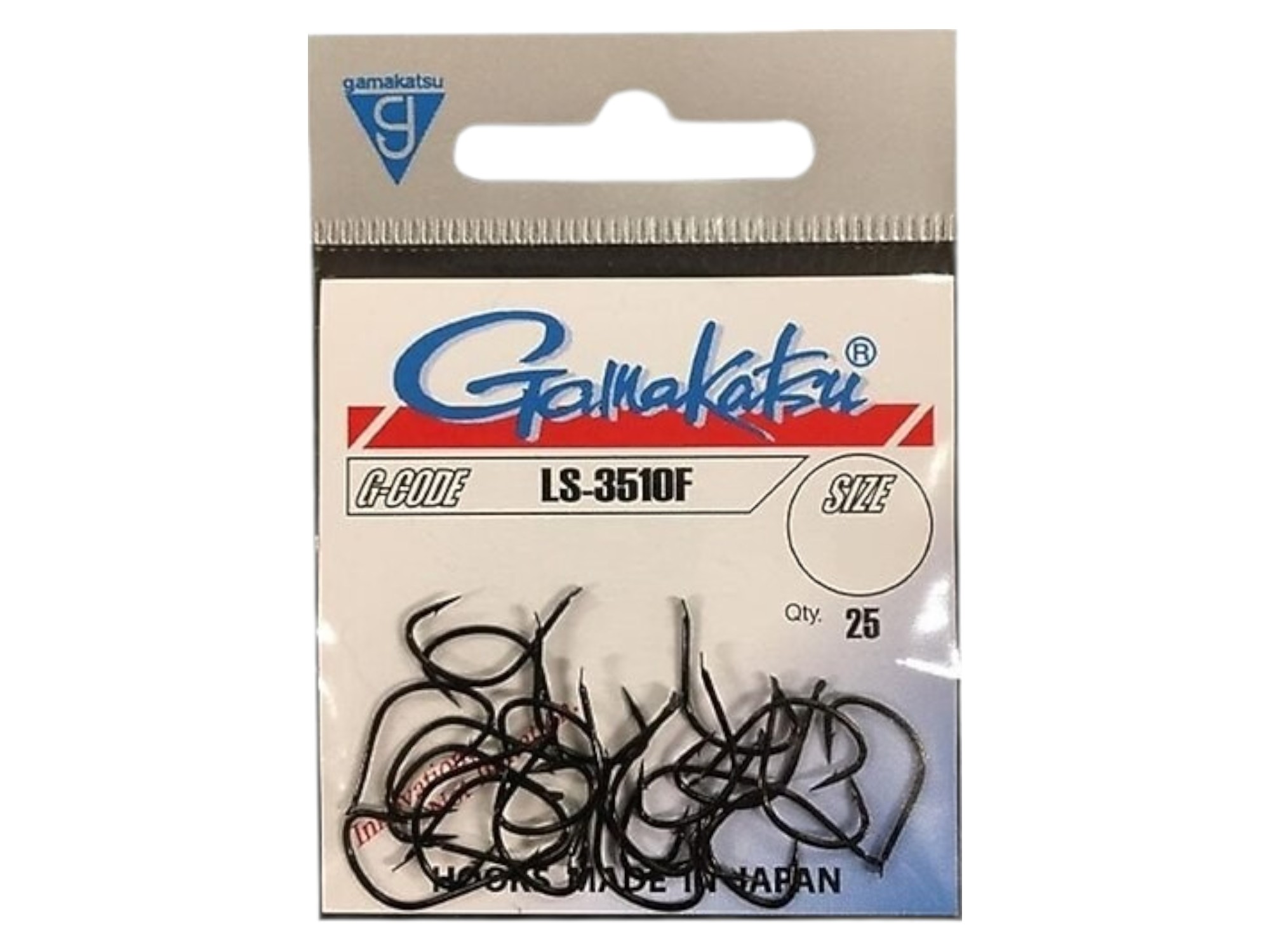 GAMAKATSU HOOK LS-3510F Black (25 Adet)