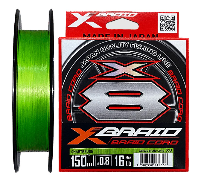 YGK X035 Braid Cord PE X8 150M Chartreuse İp Misina