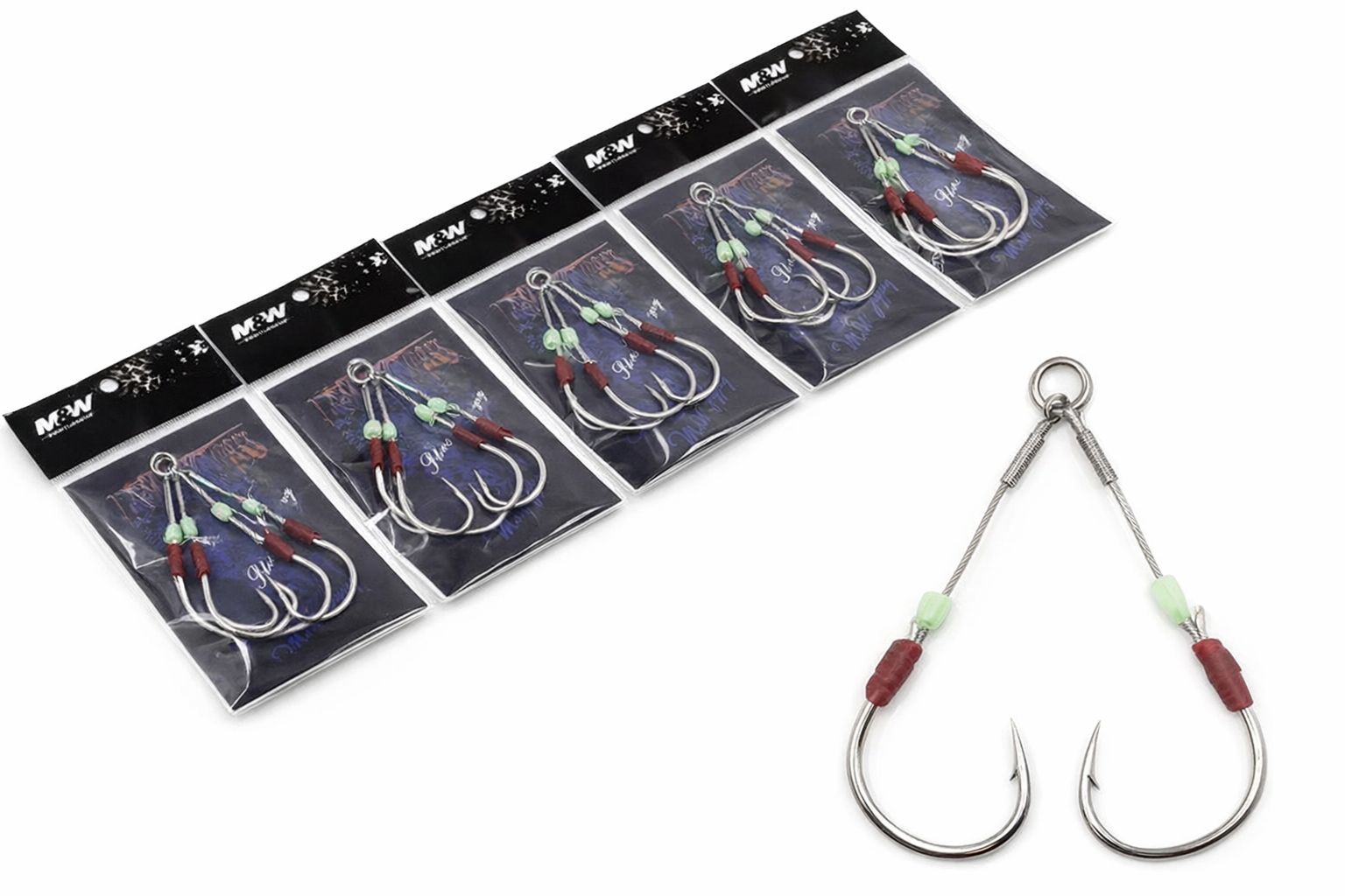 M&W Jigging Pandora II P-1 Çelik Tel Assist Slow Jigging İğnesi