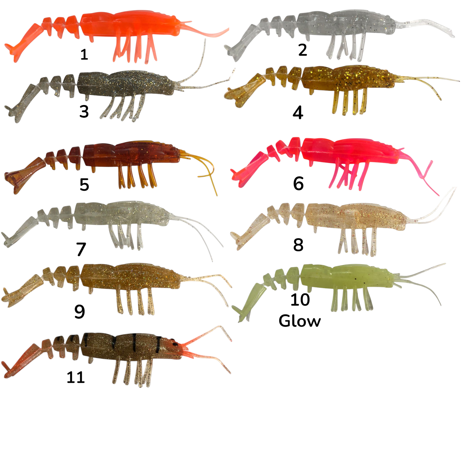 Marwel Jumbo Slikon Karides 12 Cm.