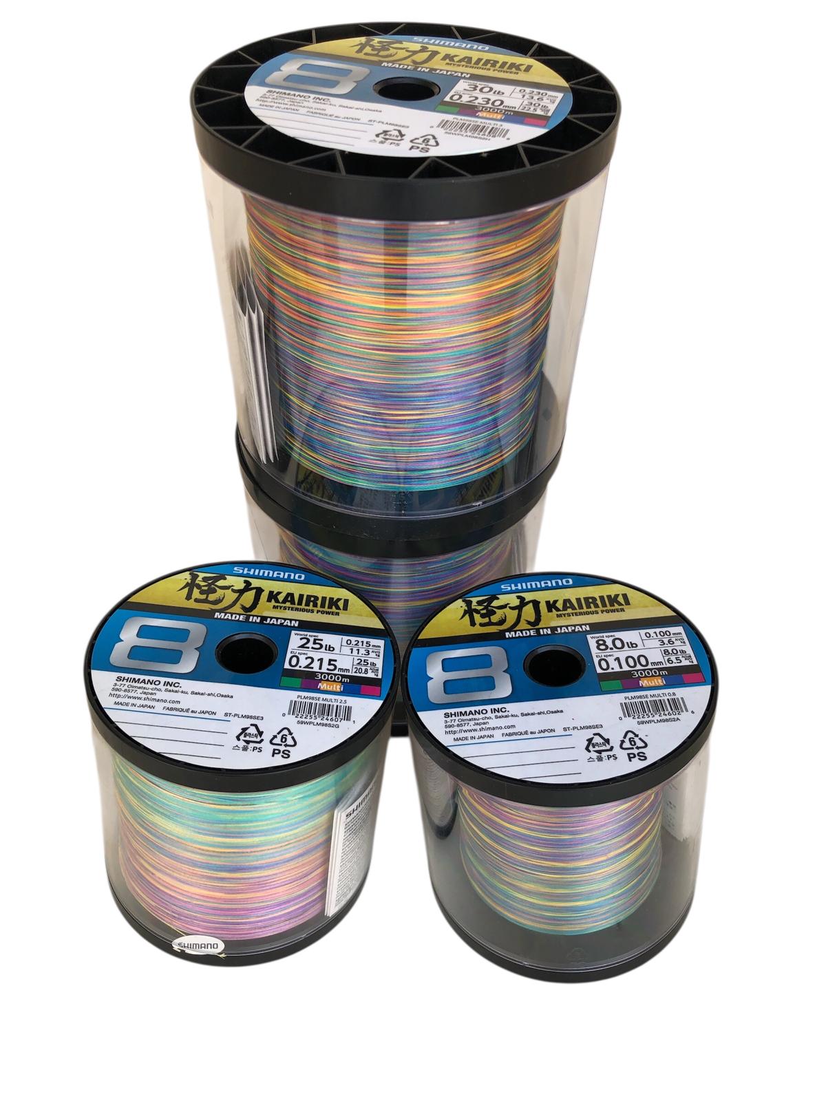 Shimano Line Kairiki 8X 3000m Üç Bin Metre Multi C