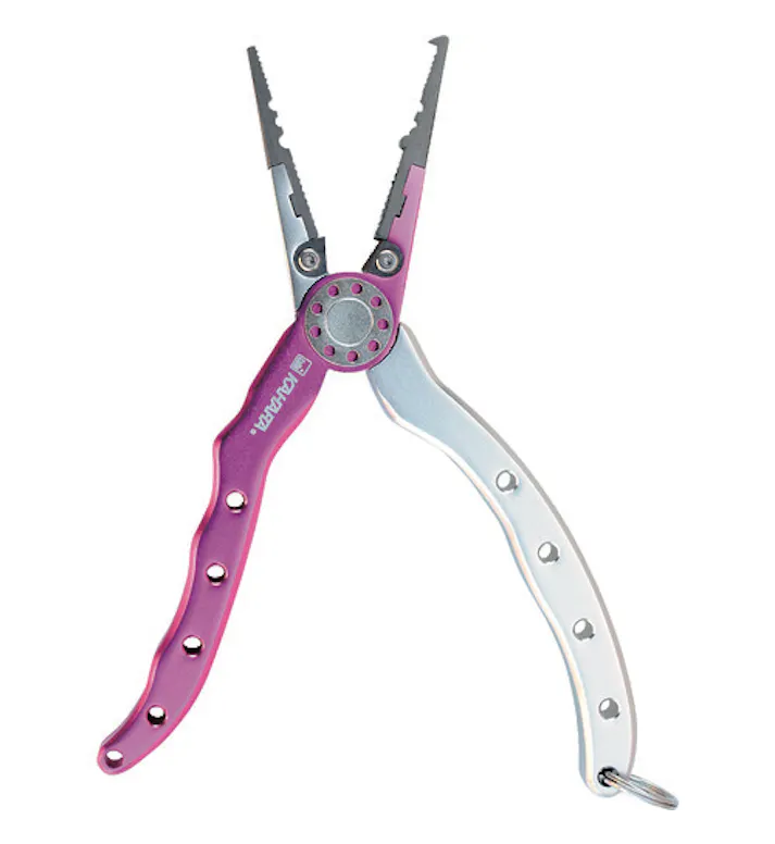 Kahara 6.5 İnc Aluminum Halka Pensesi Slim Type Pink Silver
