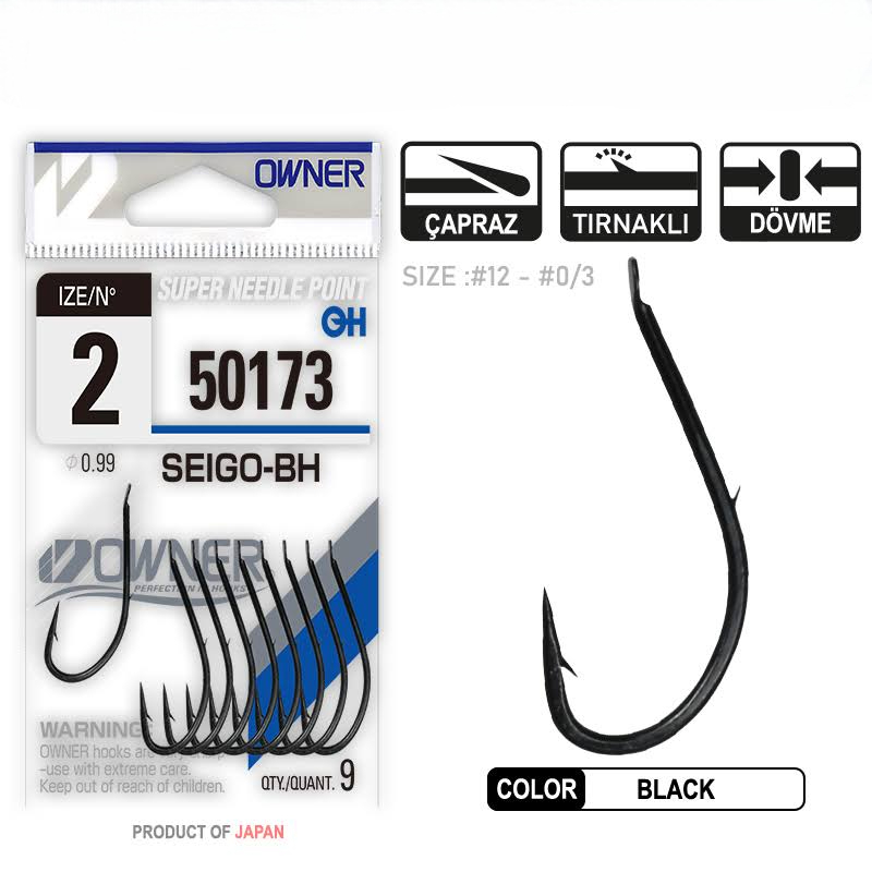 Owner 50173 Seigo-Bh Black İğne