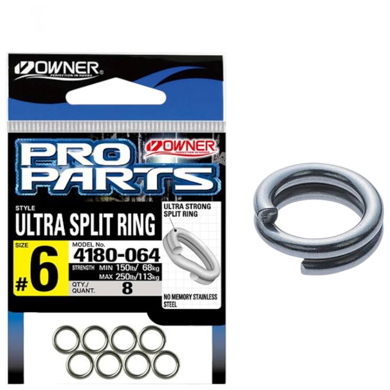 Owner 4180 Split Ring Ultra Wire Jig Halkası #4