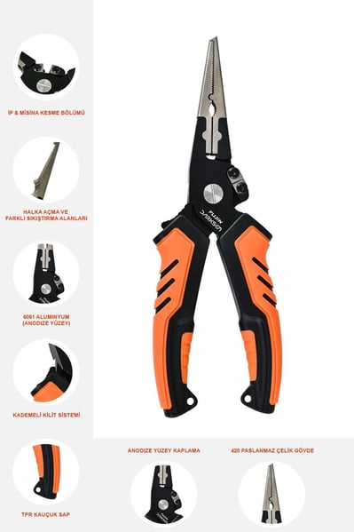 Fujin Darksea Pliers - Çok Amaçlı Halka Çıkarıcı Pense