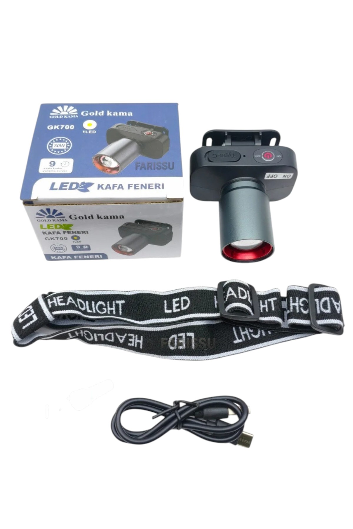 Gold Kama GK703 Led 10 Saat Kafa Feneri