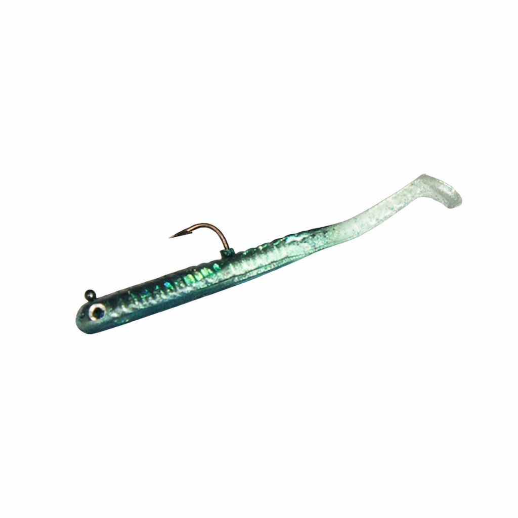Eddystone Eel 2012 100 Serisi 10 Cm. 8 Gr. 4 Adet Silikon Yem Silver Dark Green