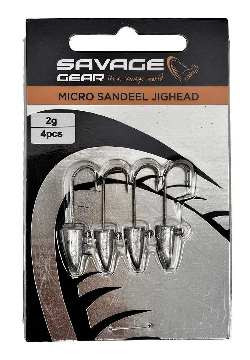 Savage gear LRF Micro sandeel jigghead  #8 No İğne 4pcs
