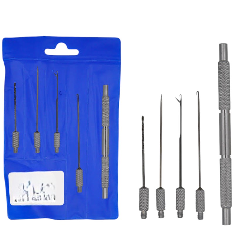 Portfish Metal Boili  Şişi Seti 4 lü