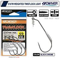 Owner 5167w Weighted Twistlock Light Black Chrome ne