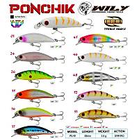 Wily Ponchik 4,8 cm Maket Balk 3,5 gr  Sinking