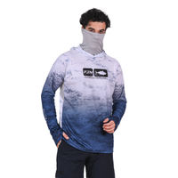 Fujin Pro Angler T-Shirt Grey Wave