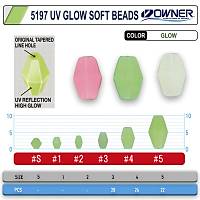 Owner 5197 No S Uv Glow Soft Beads