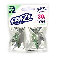 Crazy Sandeel CSE150/2 CSE222 30gr Deep Jig Head