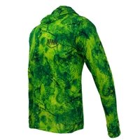 Zero Kaponlu Uzun Kollu UV Korumal Performans T-shirt - Marlin Mania Yeil