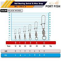 Portfish BL-3013 Bilyal Kilitli Klips