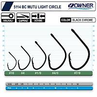 Owner 5114 Mutu Light Black Chrome ne