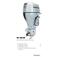 HONDA 150 HP UZUN AFT MARLI TRML DREKSYONLU DENZ MOTORU BF150D LRU WHTE