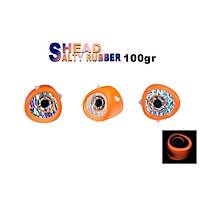 Fujin Salty Rubber Head 100gr Kafa 05 Orange  3D Eye