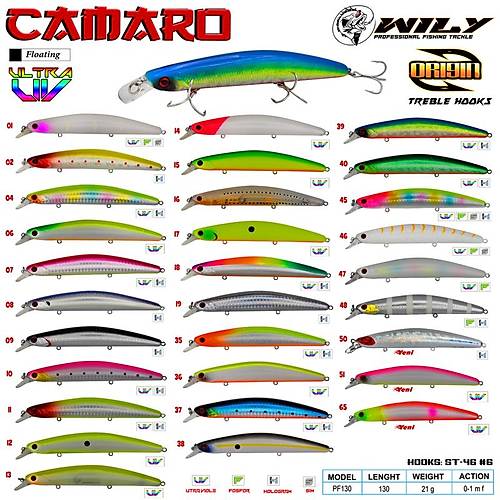 Wily Camaro 13 cm Maket Bal�k 21 gr