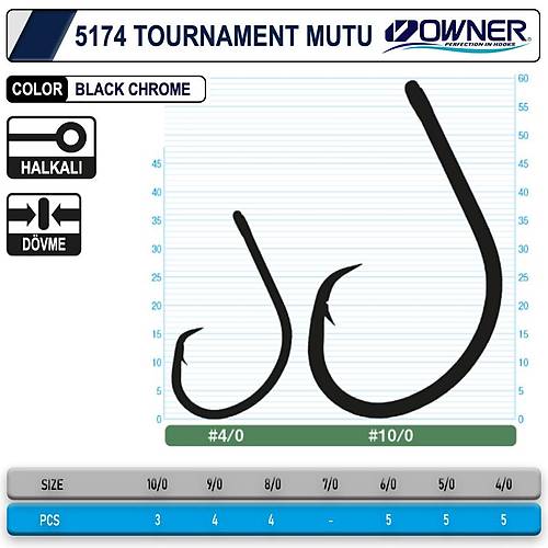 Owner 5174 Tournament Mutu Black Chrome ��ne