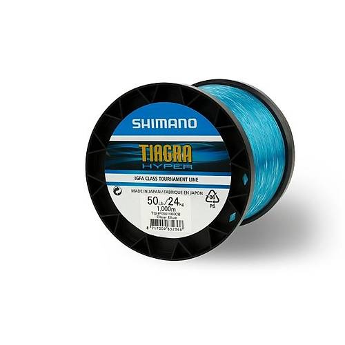 Shimano TIAGRA tiagra HYPER TROLL. IGFA 80LB 1000M CLEAR BLUE ORK�NOS M�S�NA