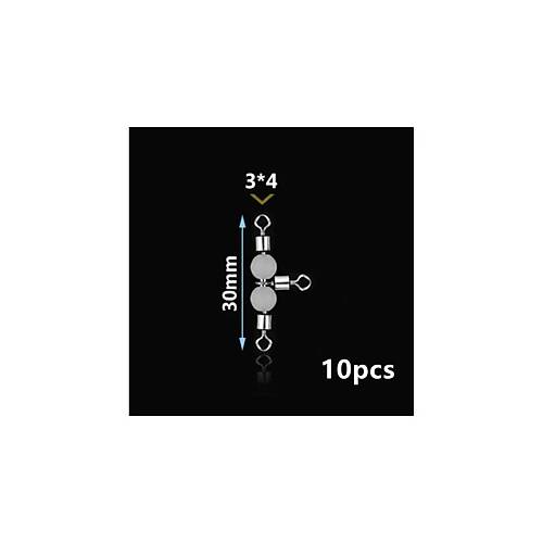 Captain 5049 ��l� Boncuklu F�rd�nd� 10'lu Paket Black Nikel