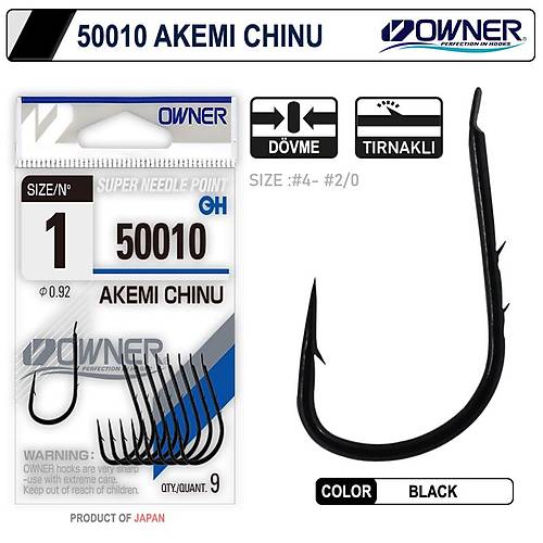 Owner 50010 Akemi Chinu Black ��ne