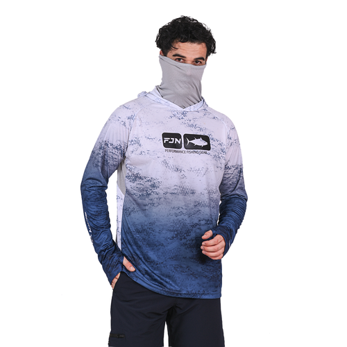Fujin Pro Angler T-Shirt Grey Wave