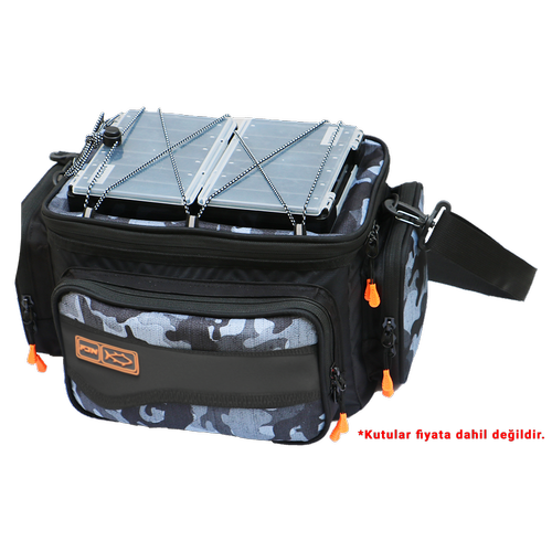 Fujin Black Camo Helper Bag - Bal�k�� �antas�