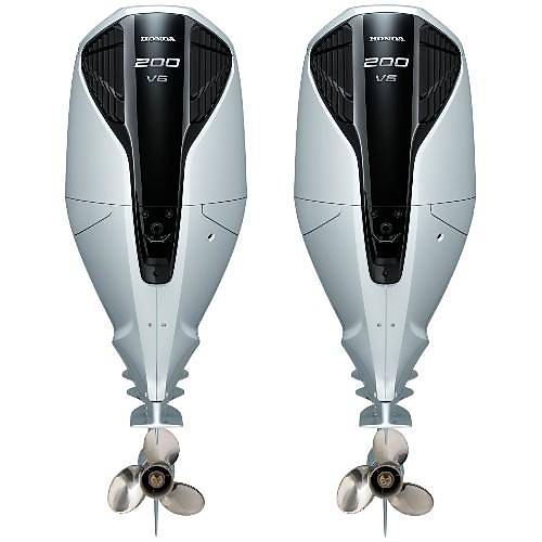 HONDA 200 HP SET ULTRA UZUN �AFT MAR�LI TR�ML� H�DROL�K D�REKS�YON S�STEML� 4 ZAMANLI DI�TAN TAKMA DEN�Z MOTORU- BF 200 URU +  XCDU