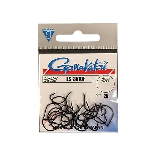 GAMAKATSU HOOK LS-3510F Black (25 Adet)