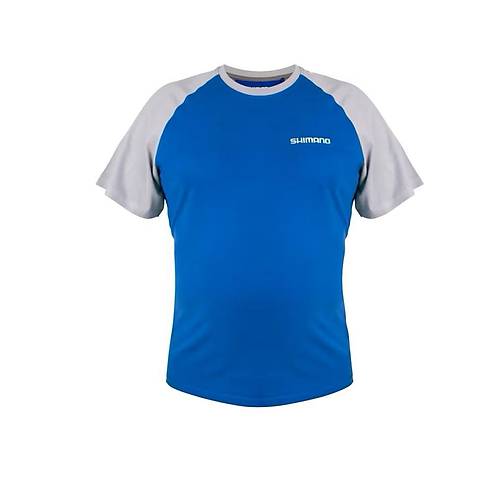 Shimano SHM Short Sleeve T-Shirt Blue