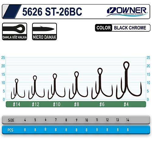 Owner 5626 St-26 Black Chrome �arpma ��ne
