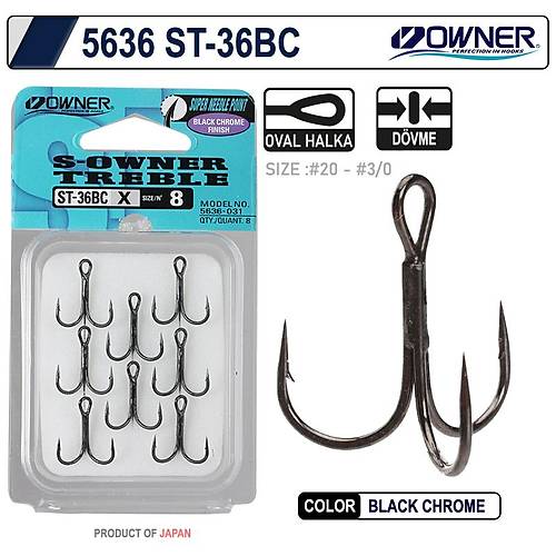 Owner 5636 St-36 Black Chrome �arpma ��ne