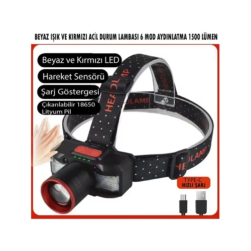 Q-Max Kafa Feneri Led �arjl� PS-2099