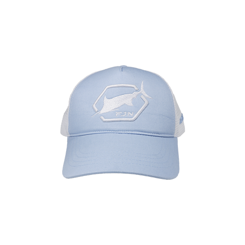 Fujin Sword Fish Bal�k�� �apkas� Mavi Beyaz Fileli