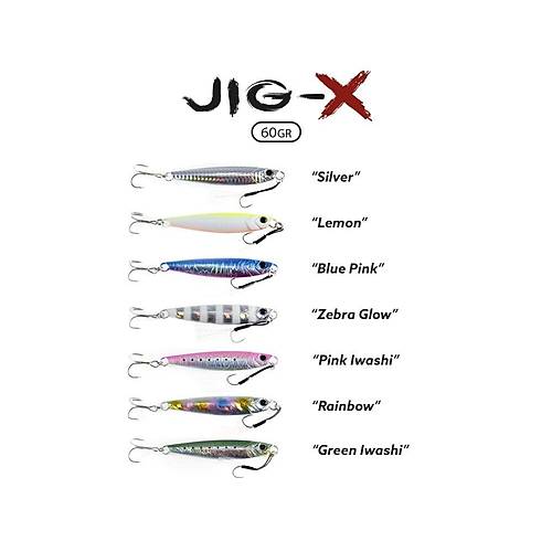 Fujin Jig-X 60gr Shore Jigging - Jig Yem