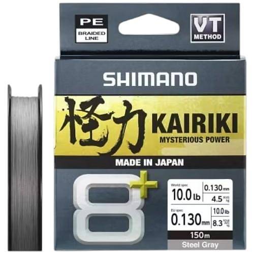 Shimano �rg� Misina Kairiki 8+ 150m Steel Grey