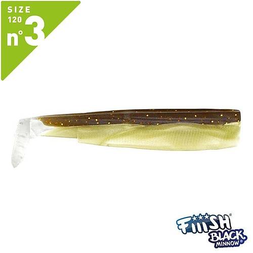 Fiiish BM120/3 BM023 3 Adet G�vde Marron Paillete Silikon Yem