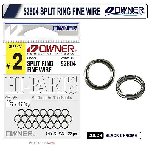 Owner 52804 Split Ring Fine Wire Halka