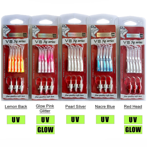 Osaka V8 10cm 10gr Silikon Yem Set (3+5)