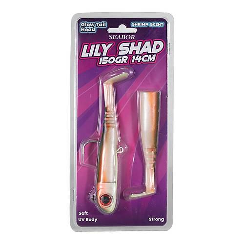 Seabor Lily Shad 150GR 2+1 Slikon Yem