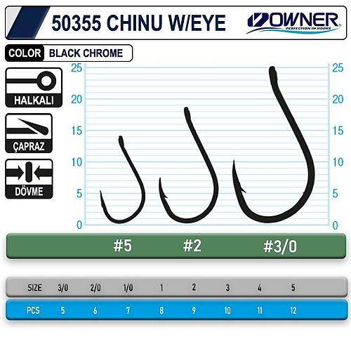 Owner 50355 Chinu W/ Eye Gun Black ��ne