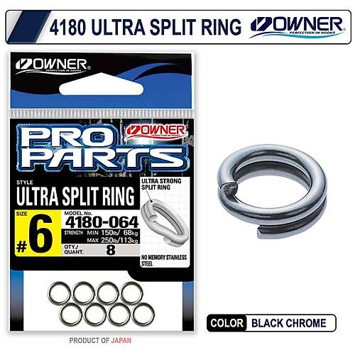 Owner 4180 Split Ring Ultra Wire Jig Halkas� #4