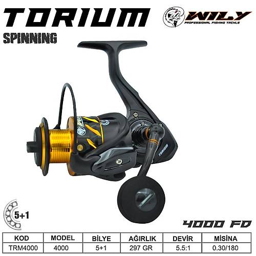 Wily Torium 4000 fd Olta Makinas� 5+1 bb