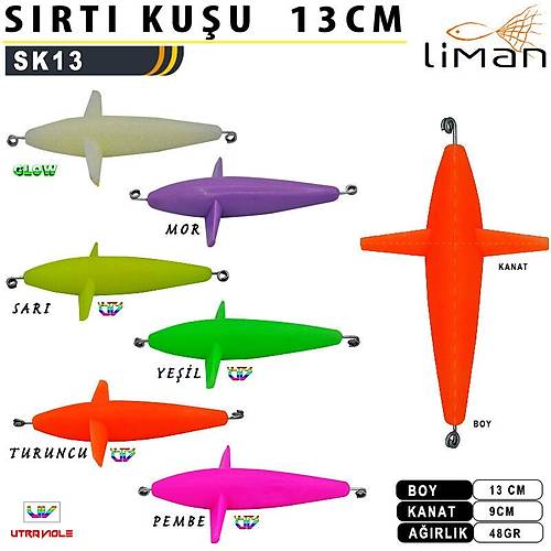 Liman S�rt� Ku�u 13 cm 48 Gr.