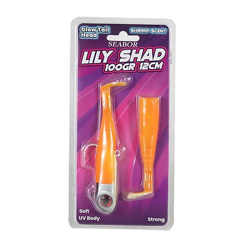 Seabor Lily Shad 100GR 2+1 Slikon Yem